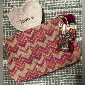 NWT Neiman Marcus “Fashioned for Change" Cosmetic Bag